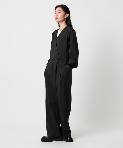 セール】＜MARW UNITED ARROWS＞Vネック ラップ オールインワン