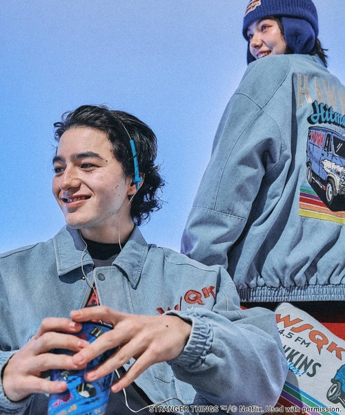 niko and（ニコアンド）の「【STRANGER THINGS】コラボデニム