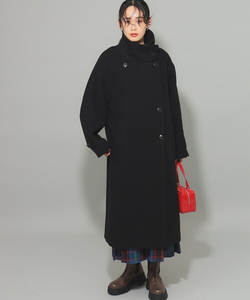 Ray BEAMS（レイビームス）の「モッサ スタンドカラー コート（その他