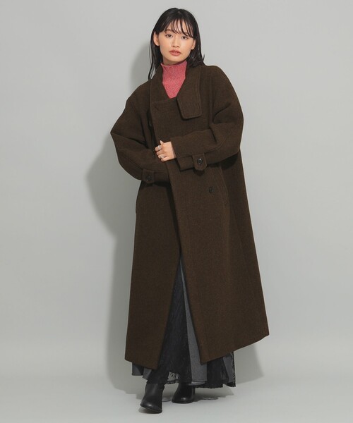 Ray BEAMS（レイビームス）の「モッサ スタンドカラー コート（その他