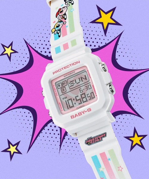 BABY-G/ベイビージー 腕時計 'BABY-G＋PLUS THE POWERPUFF GIRLS