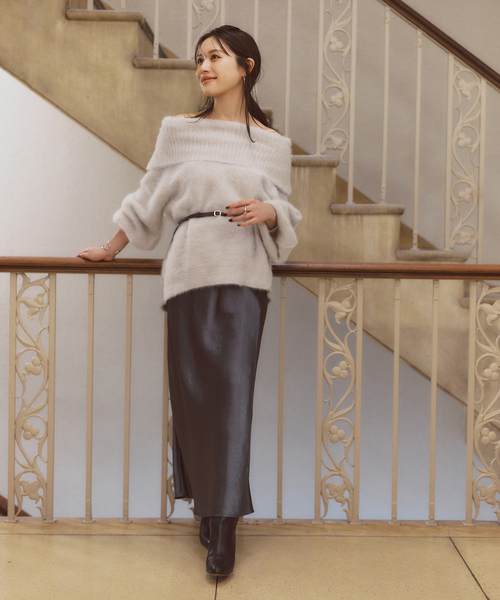 Noble（ノーブル）の「【NOBLE×L'AUBE BLANC】FOX/カシミヤオフ