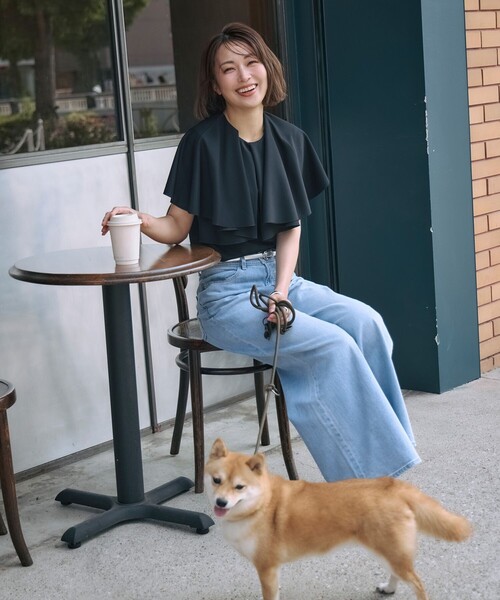 セール】【Saori Oyamada × SLOANE × ANAYI】ドライポンチラッフル