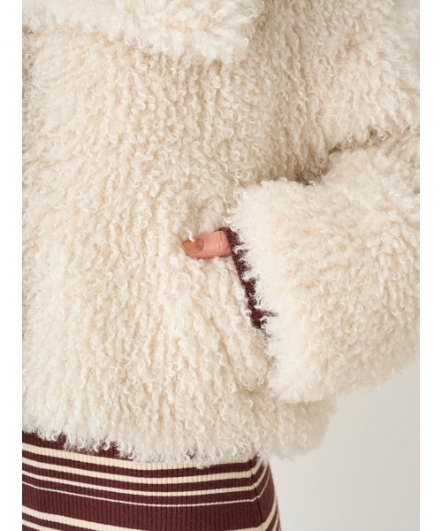 SNIDEL（スナイデル）の「2wayカラープードルファーコート（その他