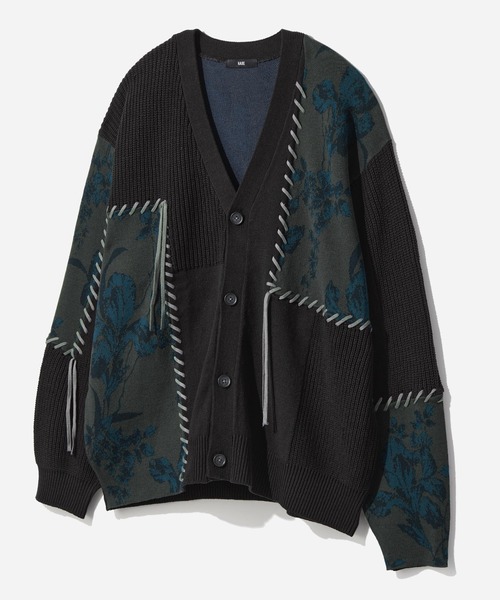 HARE（ハレ）の「パッチワークガラニットカーディガン(HARE