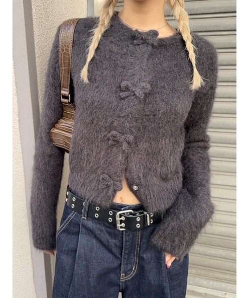 セール】FRONT RIBBON カーディガン（カーディガン/ボレロ）｜MOUSSY