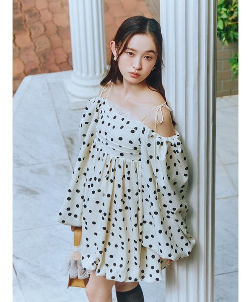 バルーンミニドレス（その他トップス）｜LILY BROWN（リリーブラウン