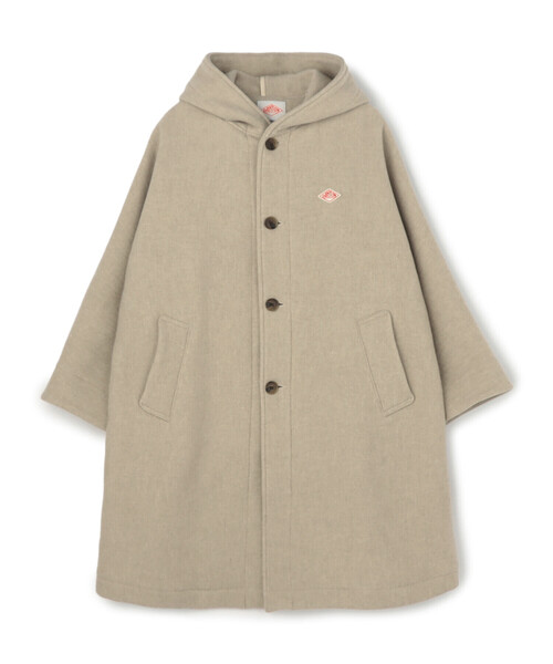WOMEN'S WOOL LIGHT PILE HOODED COAT（ダッフルコート）｜DANTON