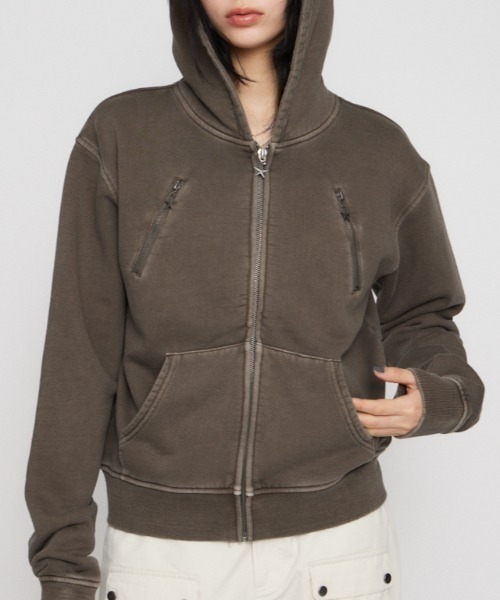 STAR CHARM ZIP パーカー（パーカー）｜LAGUA GEM（ラグアジェム）の