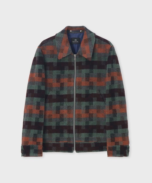 モザイクボーダー ツィードブルゾン / 252113 669Z（ブルゾン）｜PS