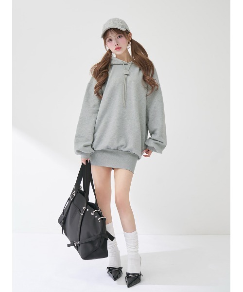 カラーラメスウェットミニワンピース（ワンピース）｜Darich