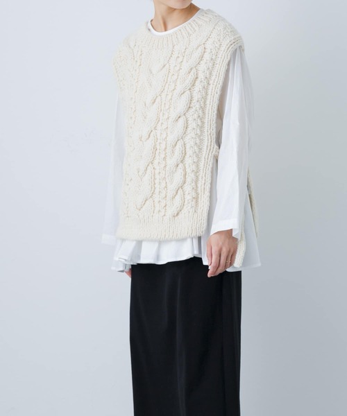 かぐれ（カグレ）の「ペルーアランニットベスト（ニット/セーター