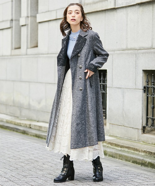 axes femme（アクシーズファム）の「ダブルブレストテーラーコート