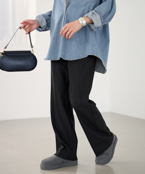 FRAMeWORK（フレームワーク）の「≪追加≫裏起毛フレアーパンツ