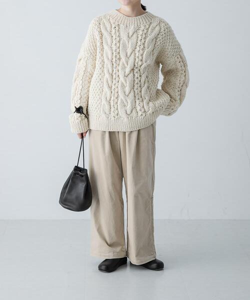 かぐれ（カグレ）の「ペルーアランクルーネックニット（ニット