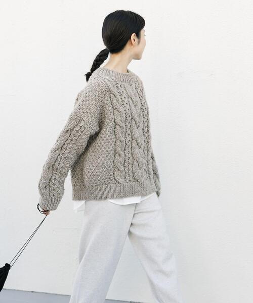 かぐれ（カグレ）の「ペルーアランクルーネックニット（ニット