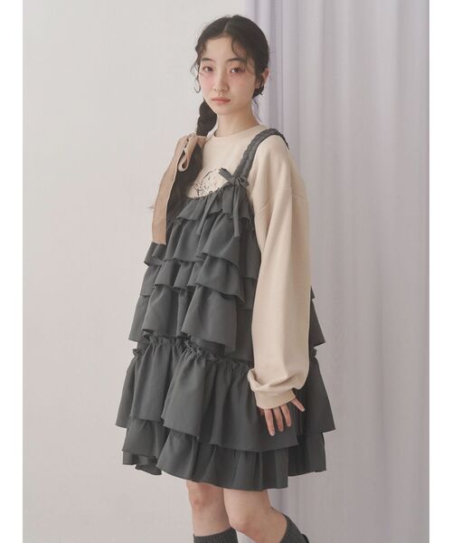 merry jenny（メリージェニー）の「ホイップクリームミニワンピース