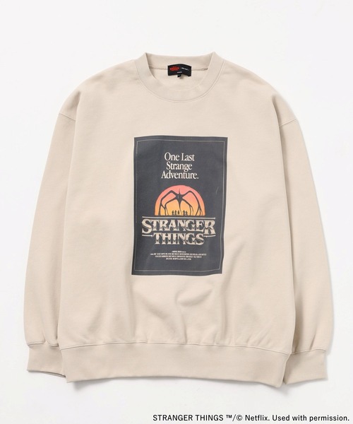 М STRANGER THINGS スウェットプルオーバー オートミール S115246004