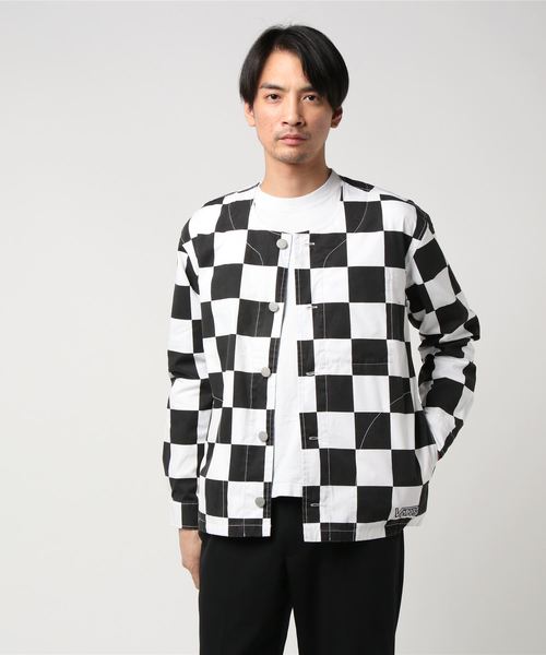 Right-on（ライトオン）の「【VANS】チェッカーノーカラージャケット