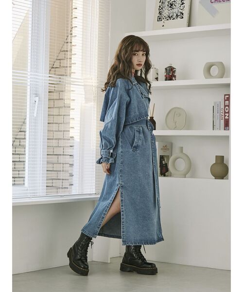 jouetie（ジュエティ）の「デニムトレンチコート【スプリングコート