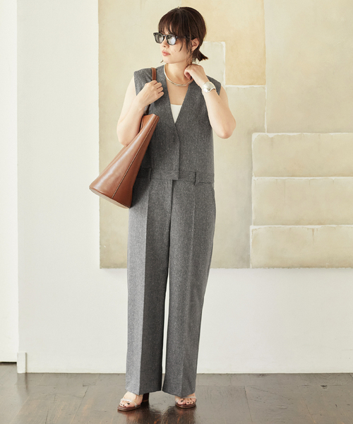 plage（プラージュ）の「R'IAM Vネックオールインワン（ワンピース