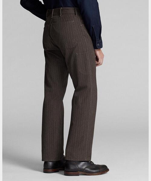 RRL ストライプ ワークパンツ 34 32 RRL ストライプ ワークパンツ 34 32