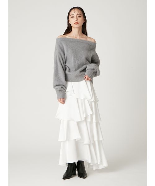 セール】サテンランダムティアードスカート（スカート）｜FRAY I.D