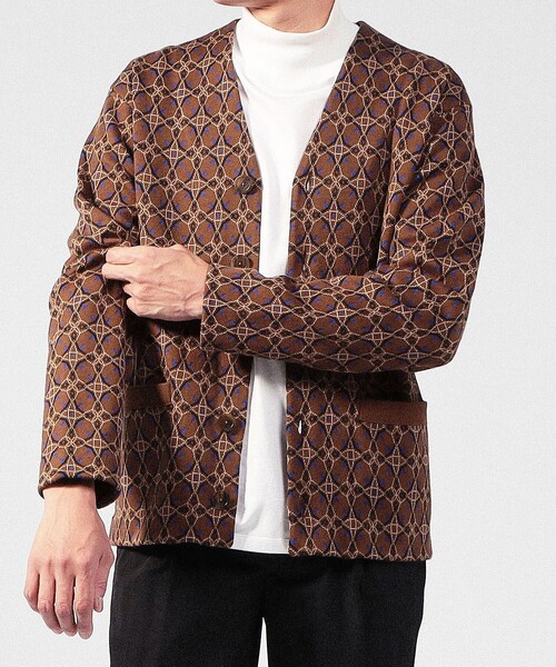 caban（キャバン）の「CABaN コットンカシミヤ アンティークタイルジャ