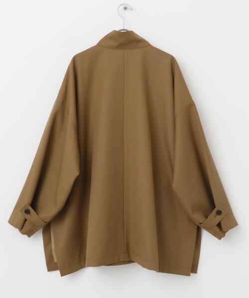 かぐれ（カグレ）の「ウールスタンドカラーワイドコート（その他