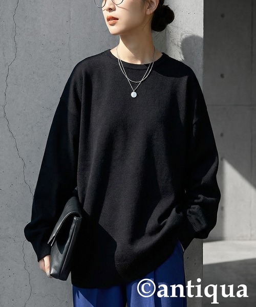 セール】ハイゲージニット（ニット/セーター）｜antiqua（アンティカ