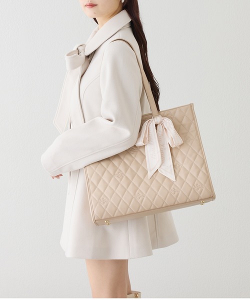 セール】【LouLoumei】スカーフ付きキャリーオントートバッグ（トート