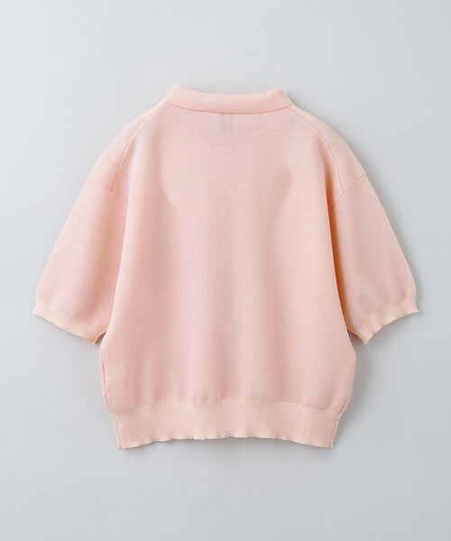 6（ロク）の「＜6(ROKU)＞カラーポイント ポロニット（ニット/セーター