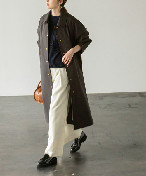 Noble（ノーブル）の「ウインドプルーフステンカラーコート（ステン