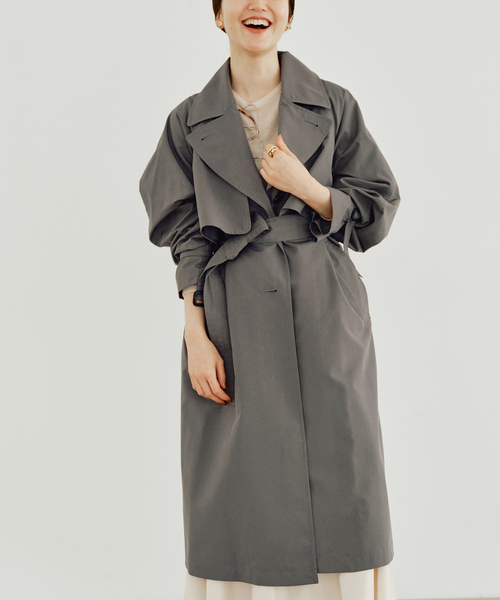 IENA（イエナ）の「Pe/ポプリンシングルトレンチコート（トレンチ