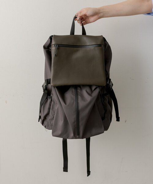 BURLAPOUTFITTER×ear】約16リットルの大容量/撥水/ユニセックス/レザー