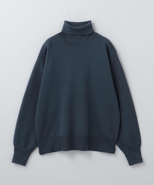 6（ロク）の「＜6(ROKU)＞コットンウール タートルネック ニットプル