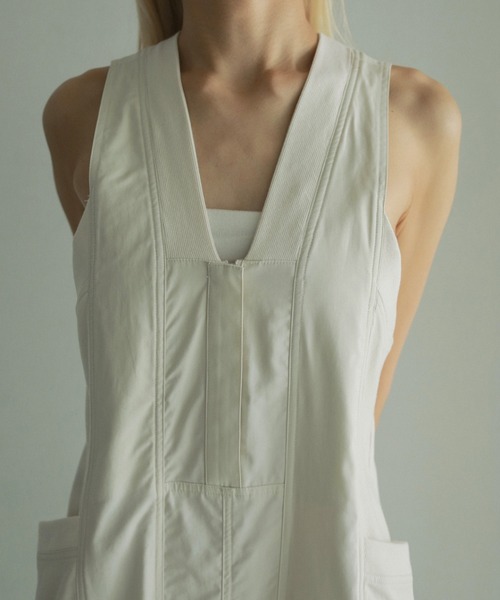 セール】Drawstring Vneck Combinaison（サロペット/オーバーオール