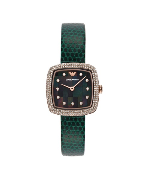 セール】エンポリオ・アルマーニ 腕時計 レディース アナログ レザー