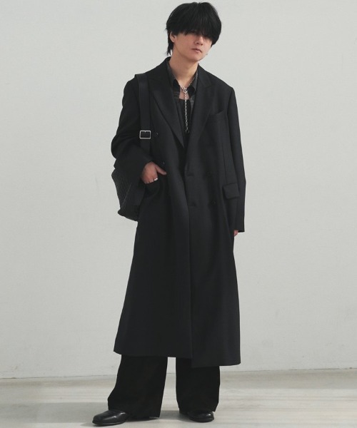 セール】DOUBLE BREASTED CHESTER（チェスターコート）｜LIDNM（リドム
