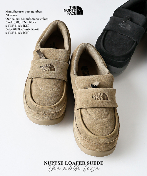 THE NORTH FACE / ノースフェイス ヌプシ ローファー スエード NF52576