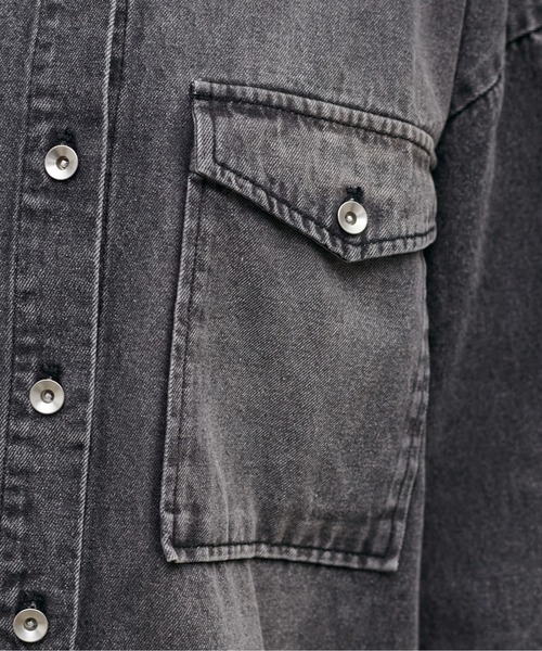 セール】【LARUTA】デニムオーバーシャツ（シャツ/ブラウス）｜LARUTA