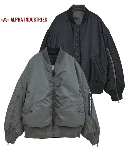 セール】【CONVERSE TOKYO × ALPHA INDUSTRIES】REVERSIBLE MA-1
