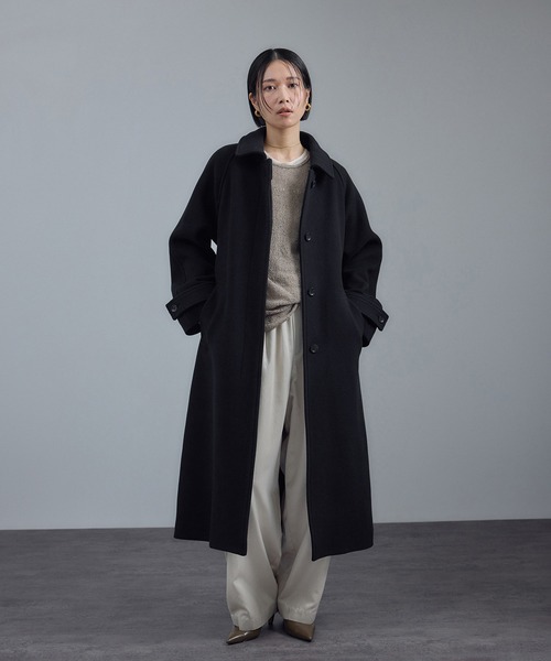WEB限定】MANTECOウールバルマカンコート（ステンカラーコート