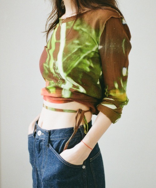 PAMM（パム）の「「たしかにそこにあった夜」のガーゼトップス（シャツ