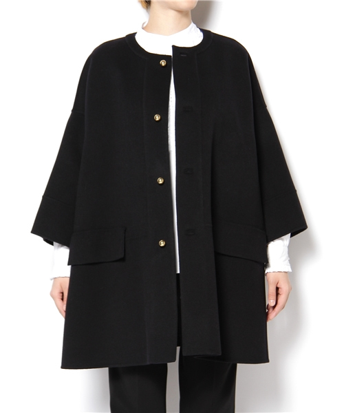 Drawer（ドゥロワー）の「Drawer ダブルフェイス ドロップショルダー