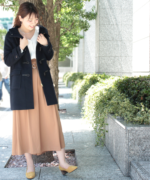 mysty woman（ミスティウーマン）の「フード付きウールダッフルコート