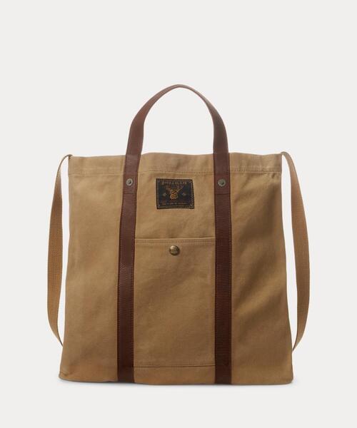 レザートリム キャンバス トート（トートバッグ）｜RRL（ダブル アール