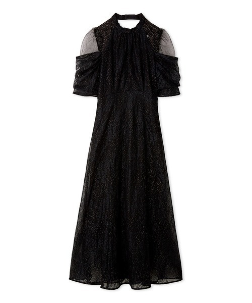 SNIDEL（スナイデル）の「デザインスリーブレースドレス（ワンピース