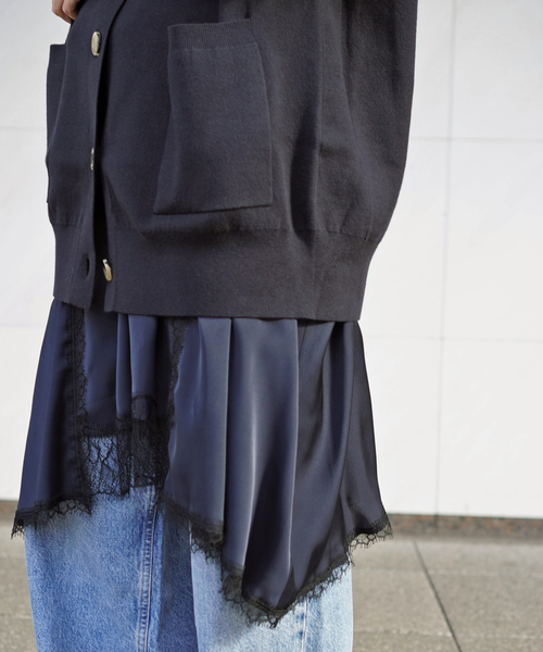 レースドッキングキャミワンピース（ワンピース）｜AP STUDIO