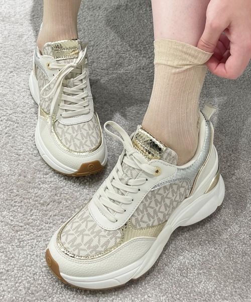 セール】KATRINA メタリック リザード エンボス スニーカー - MK